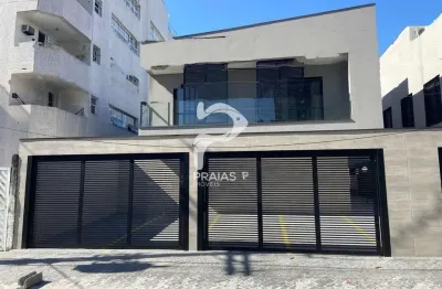 Casa em condomínio fechado com 3 quartos à venda na josé da silva rainho, --, jardim astúrias, guarujá por r$ 750.000