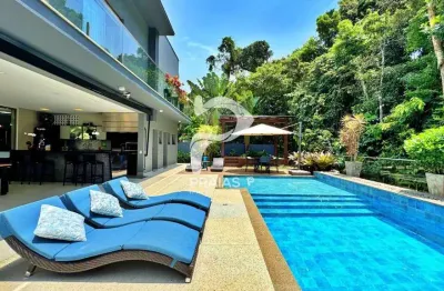 Casa em condomínio fechado com 5 quartos à venda na alameda curaçau, --, riviera, bertioga por r$ 13.900.000