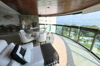 Apartamento com 4 quartos à venda na caminho das tartarugas, --, enseada, guarujá por r$ 3.500.000