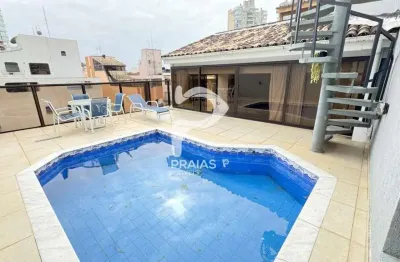 Cobertura com 3 quartos à venda na rua bandeirantes, --, enseada, guarujá por r$ 900.000