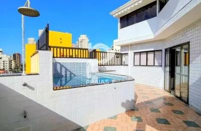 Cobertura com 3 quartos à venda na leônidas araújo ribeiro, --, enseada, guarujá por r$ 580.000