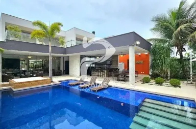 Casa em condomínio fechado com 7 quartos à venda na alameda curaçau, --, riviera, bertioga por r$ 15.000.000