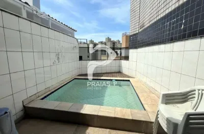 Cobertura com 3 quartos à venda na rua daniel de moraes, --, enseada, guarujá por r$ 440.000