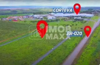 Lote comercial  a venda de 1000 m² no 3º distrito industrial - formosa go