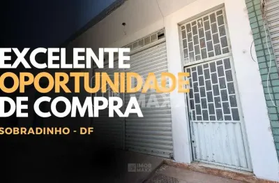 Loja/Salão à venda no Setor Econômico de Sobradinho, 200m², 1 dormitório, 1 banheiro. Confira!
