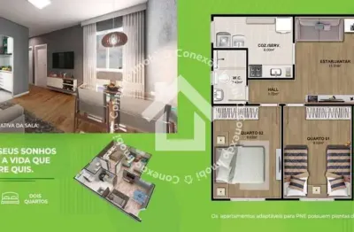 Apartamento no villa natureza, bairro porto dantas em aracaju com 2 quartos