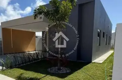Casa com piscina à venda no condomínio sol e praia | pé na areia com 3 quartos