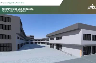 Loja âncora em frente à av. jacob macanhan – centro comercial vila graciosa