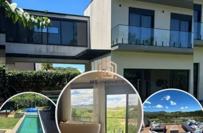 Casa 453,25m² 4 quartos sendo 4 suítes á venda - guaxinduva- atibaia/sp