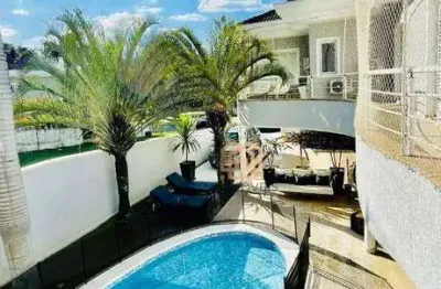 Belíssima casa em condomínio fechado com 1050m² à venda tamboré lll!!