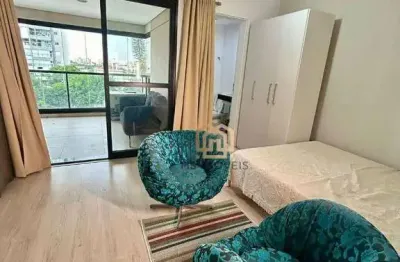 Studio com 1 dormitório para alugar, 33 m² por r$ 4.487,00/mês - aclimação - são paulo/sp