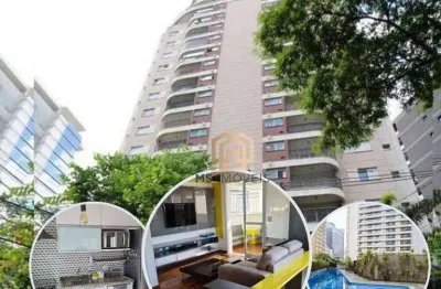 Cobertura com 2 dormitórios para alugar, 120 m² por r$ 14.450,00/mês - vila olímpia - são paulo/sp