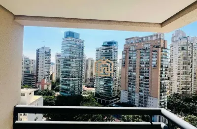 Flat com 2 dormitórios à venda, 80 m² por r$ 1.200.000,00 - moema - são paulo/sp