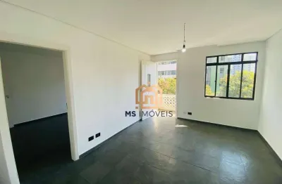 Apartamento 85m², 2 quartos (1 suíte), varanda, sala, cozinha, sem vaga para locação na praça da árvore