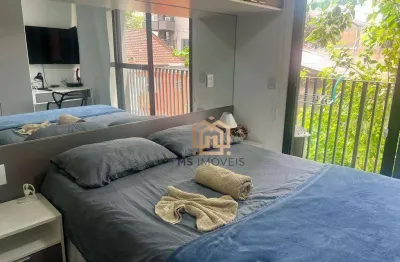 Studio 1dorm, mobíliado, com ar condicionado, melhor localização da vila mariana.