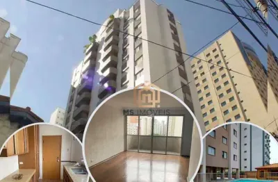 Apartamento com 3 dormitórios à venda, 120 m² por r$ 1.350.000,00 - moema pássaros - são paulo/sp