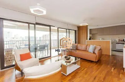 Apartamento 163m², 3 suítes, hall privativo, varanda gourmet, lavabo, sala ampla, cozinha, 2 vagas, depósito. á venda na vila mariana.