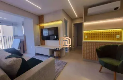 Apartamento 59m² 2 quartos sendo 1 suíte para alugar - brooklin - são paulo/sp