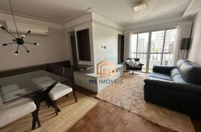 Apartamento 87m², 2 suítes, varanda, lavabo, sala, cozinha, 2 vagas, mobiliado para locação em moema