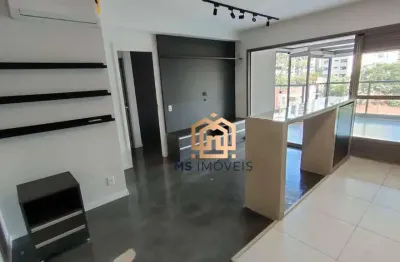 Apartamento 59m², 1 suíte, varanda, lavabo, sala/cozinha (integrados), 1 vaga,  mobiliado para locação na vila clementino