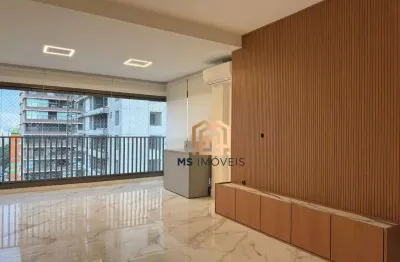 Apartamento 74m², 2 quartos (1 suíte), 2 banheiros, varanda integrada, depósito, 2 vagas, para locação na vila marianavar