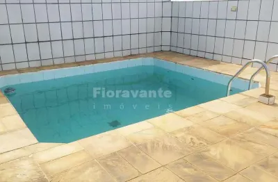 Apartamento em santos, no campo grande - cobertura duplex com piscina e amplo andar superior