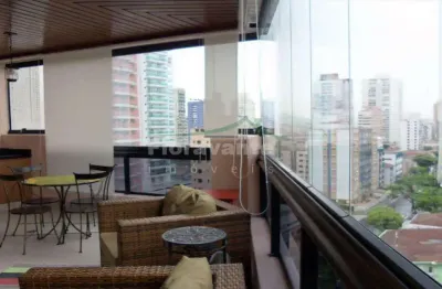 Apartamento com 4 dorms, boqueirão, santos . 2 quadras da praia