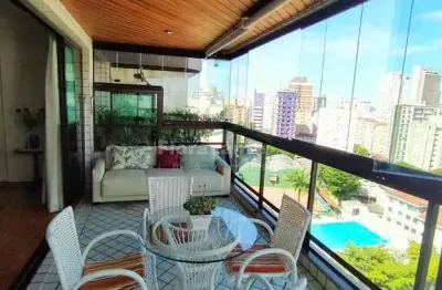 Apartamento com 4 dorms, vila rica, santos. localização top.