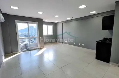 Sala comercial, vila mathias, santos, no the blue office mall.