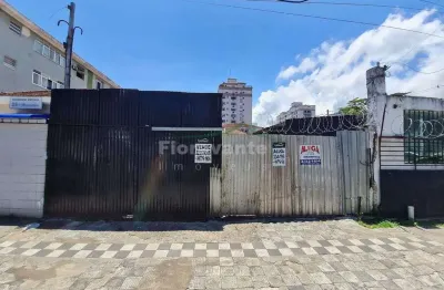 Terreno comercial para alugar na Rua Carlos Gomes, Campo Grande, Santos