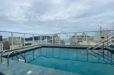 Apartamento com 2 suítes e lazer, aparecida, santos