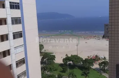 Apartamento vista-mar na pompéia - em condomínio aconchegante