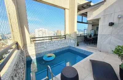 Cobertura com 3 quartos à venda na Rua Benjamin Constant, Embaré, Santos