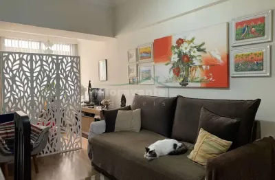 Apartamento com 2 dorms, boqueirão, santos. uma quadra da praia