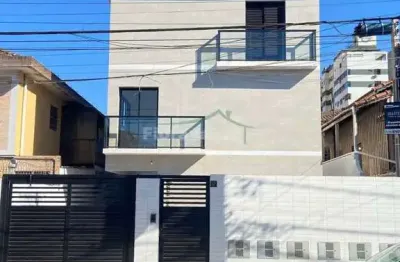 Casa de condomínio com 2 dorms, macuco, santos. 10 casas novas