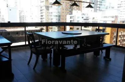 Apartamento gigante no gonzaga - 5 suites e varanda gourmet