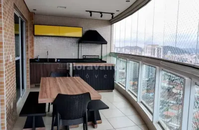 Apartamento com 3 quartos, boqueirão, santos. andar alto
