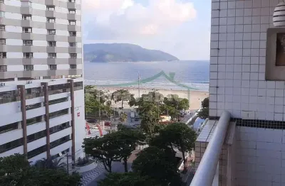 Apartamento no gonzaga- 3 quartos com sacada na quadra da praia