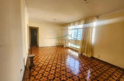 Apartamento com 3 quartos, gonzaga, santos. grande localização