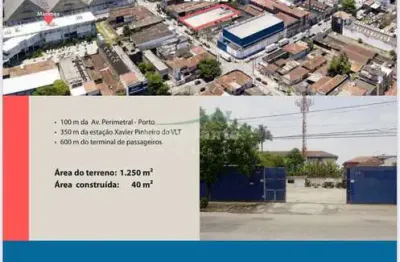 Terreno comercial para alugar na Rua João Guerra, Macuco, Santos