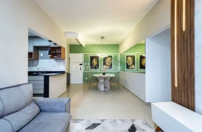 2 dorms reformado no boqueirão, andar alto, vista livre e vaga