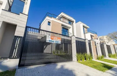 Casa com 3 quartos à venda na rua maestro romualdo suriani, 109, jardim das américas, curitiba por r$ 1.240.000