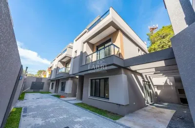 Casa em condomínio fechado com 3 quartos à venda na rua amazonas, 247, água verde, curitiba por r$ 1.090.000