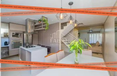 Casa em condomínio fechado com 3 quartos à venda na rua joana souza gusso, 510, boa vista, curitiba por r$ 750.000