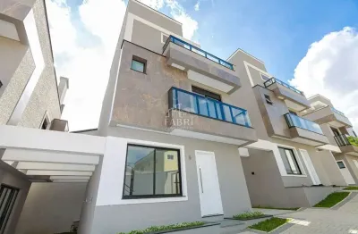 Casa em condomínio fechado com 3 quartos à venda na rua paulo martins, 260, mercês, curitiba por r$ 1.194.399