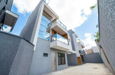 Casa em condomínio fechado com 3 quartos à venda na frei fabiano de cristo, 512, jardim das américas, curitiba por r$ 1.290.000