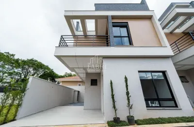 Casa em condomínio fechado com 3 quartos à venda na rua méxico, 823, bacacheri, curitiba por r$ 1.149.000