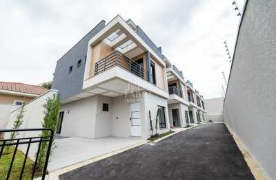 Casa em condomínio fechado com 3 quartos à venda na rua méxico, 823, bacacheri, curitiba por r$ 979.990