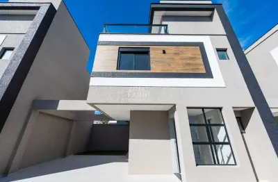 Casa em condomínio fechado com 3 quartos à venda na rua doutor goulin, 1484, hugo lange, curitiba por r$ 990.000