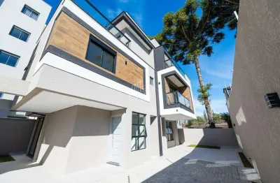 Casa em condomínio fechado com 3 quartos à venda na rua doutor goulin, 1484, hugo lange, curitiba por r$ 1.190.000